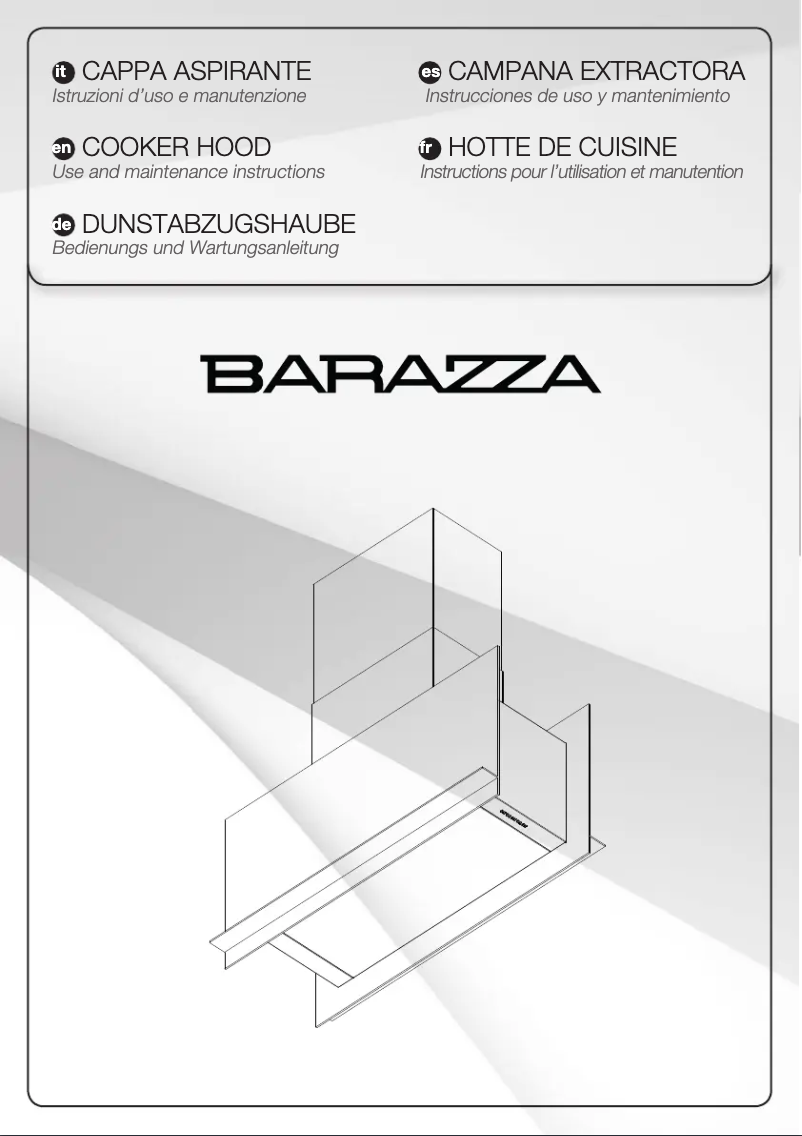 Página 1 del manual Manual de usuario Barazza 1KSTI12