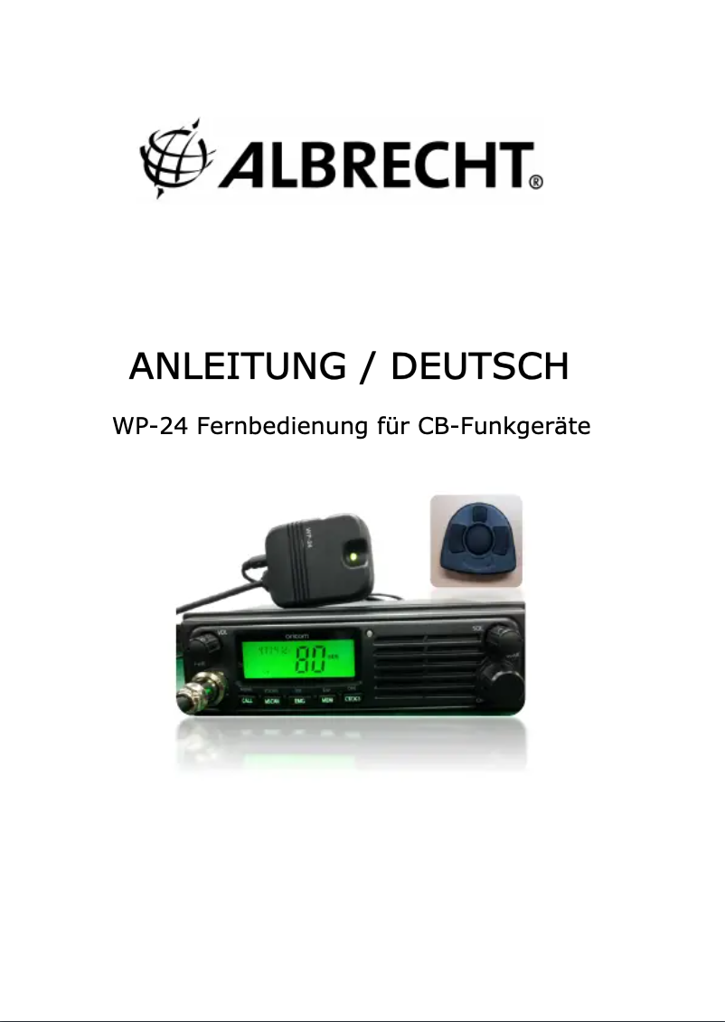 Página 1 del manual Manual de usuario Albrecht WP-24