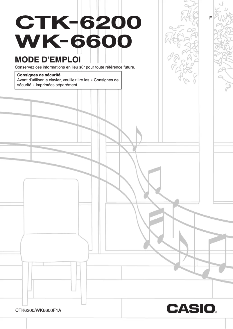 Página nº 1 - Manual de usuario Casio WK-6600