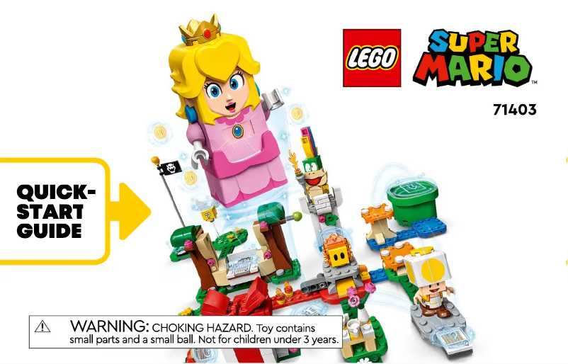 Página 1 del manual Manual de usuario Lego Super Mario 71403