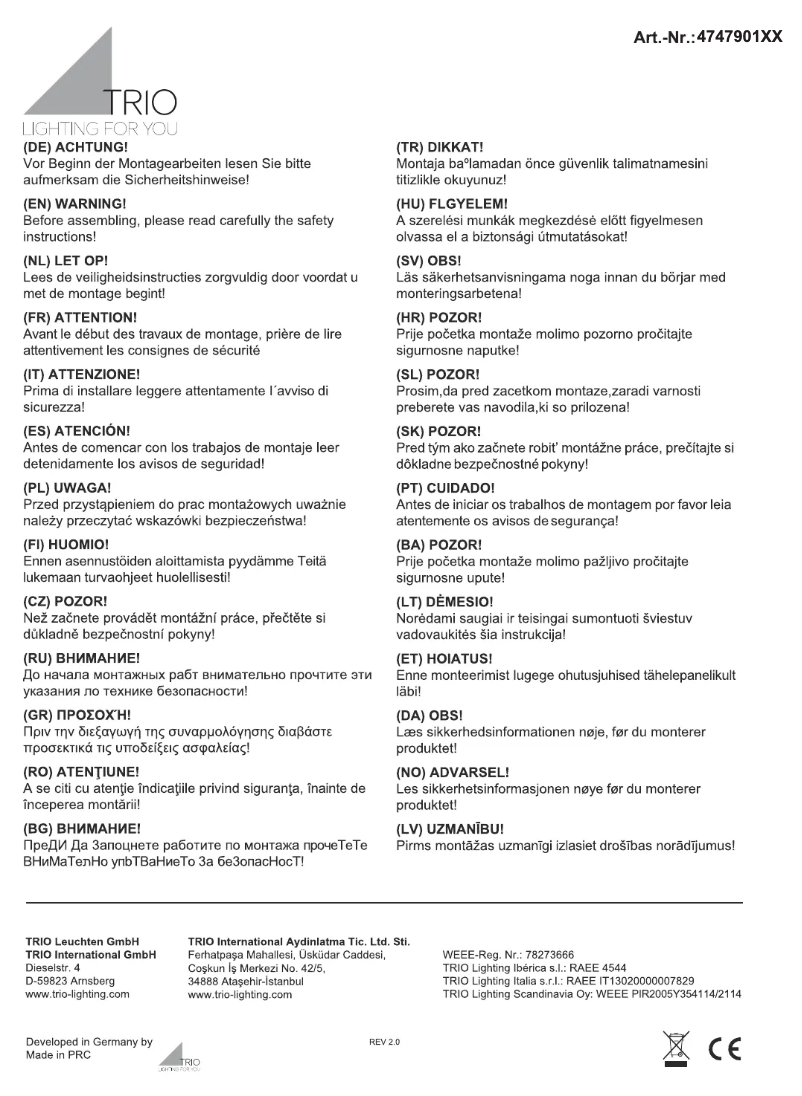Imagen de la primera página del manual del dispositivo Kazan 474790107