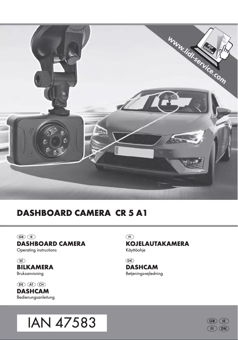 Página 1 del manual Manual de usuario Lidl CR 5 A1