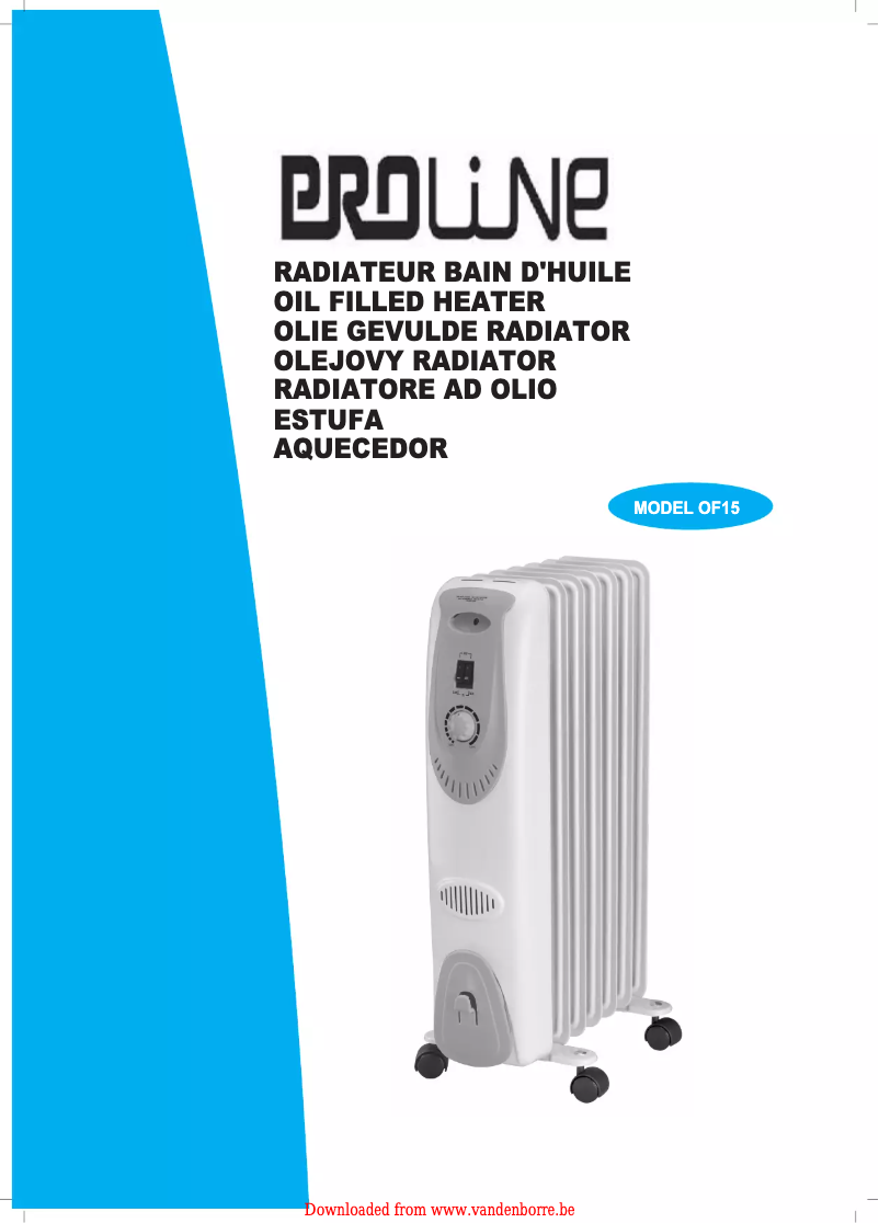 Página 1 del manual Manual de usuario Proline OF 15