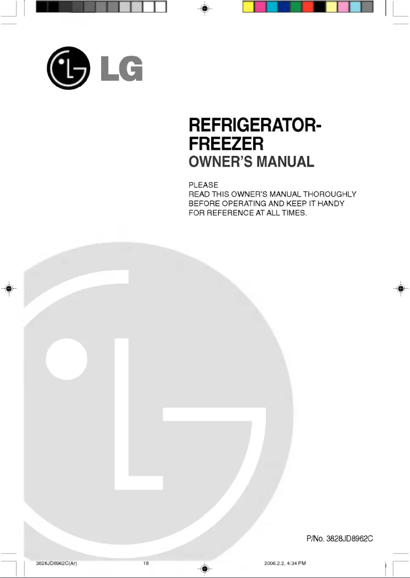 Imagen de la primera página del manual del dispositivo GR-B652JVP