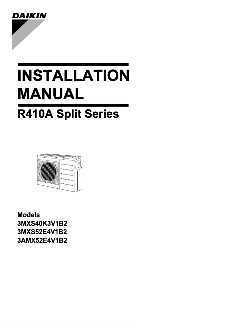 Imagen de la primera página del manual del dispositivo 3AMX52E4V1B