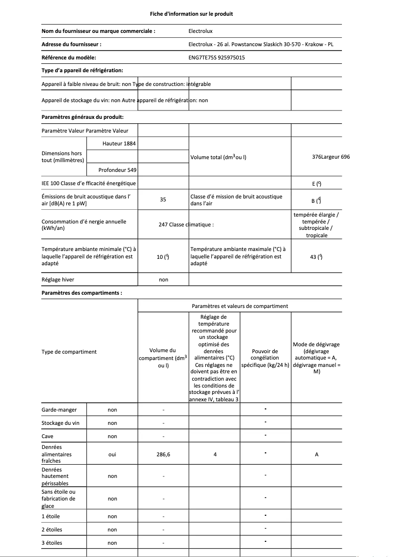Imagen de la primera página del manual del dispositivo ENG7TE75S
