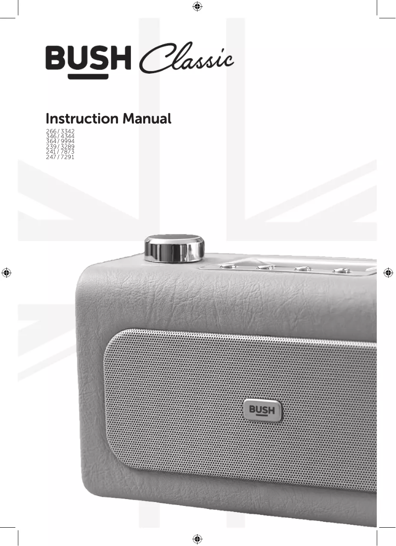 Página 1 del manual Manual de usuario Bush 241/7873