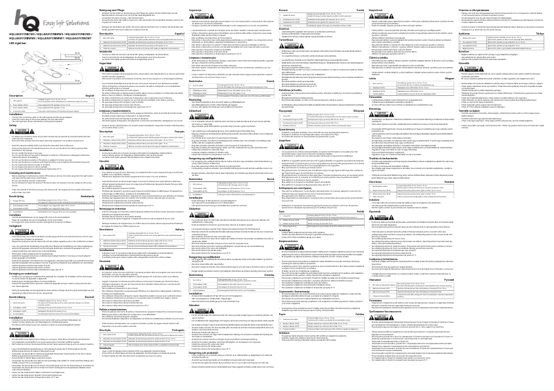 Página 1 del manual Manual de usuario HQ HQLLEASYCRBWW5