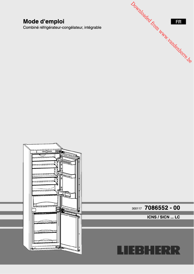 Página 1 del manual Manual de usuario Liebherr SICN 3386 Premium NoFrost