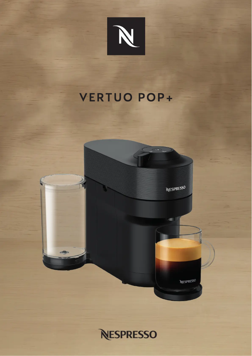 Imagen de la primera página del manual del dispositivo Nespresso Vertuo Pop+ BNV121