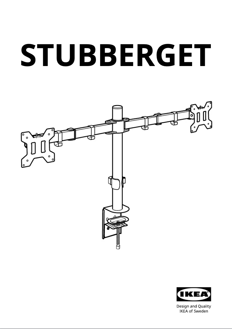 Página 1 del manual Manual de usuario Ikea STUBBERGET 305.917.65