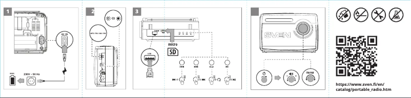 Página nº 1 - Manual de usuario Sven SRP-535