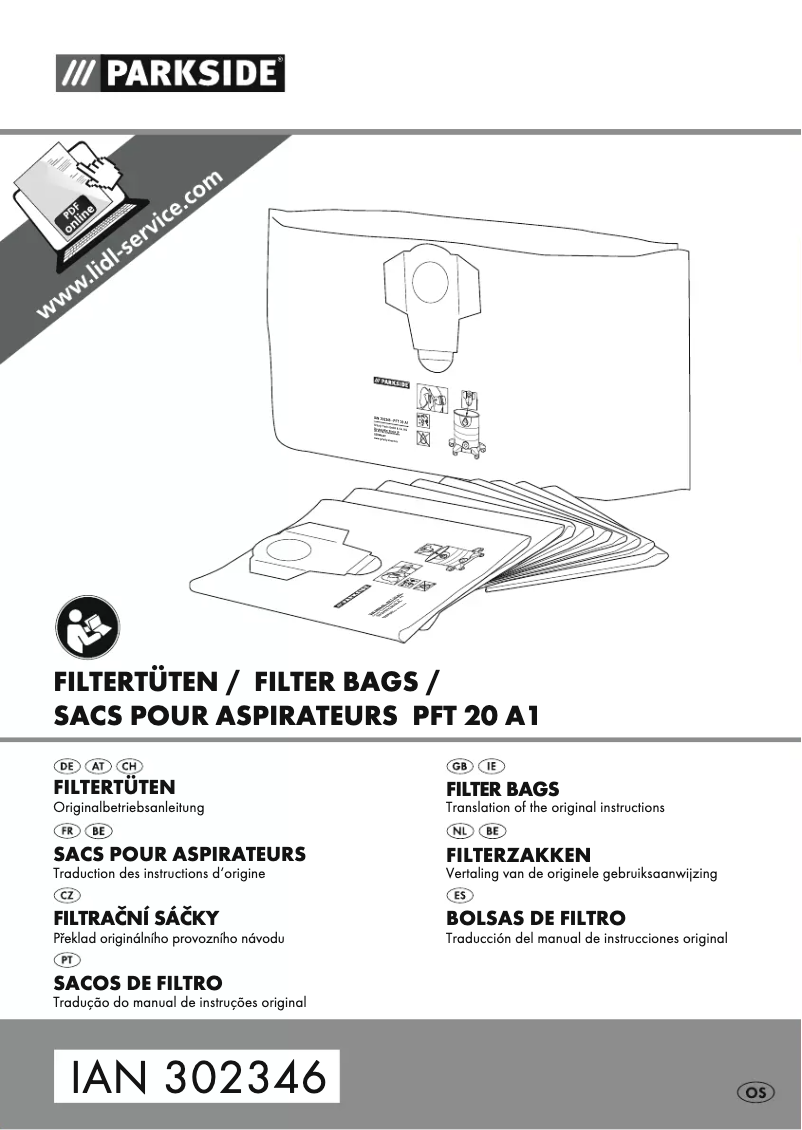 Imagen de la primera página del manual del dispositivo PFT 30 A1