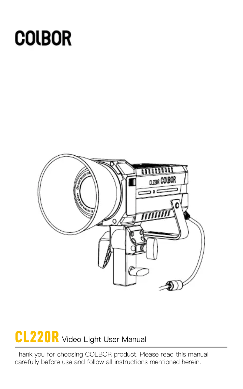 Imagen de la primera página del manual del dispositivo CL220R