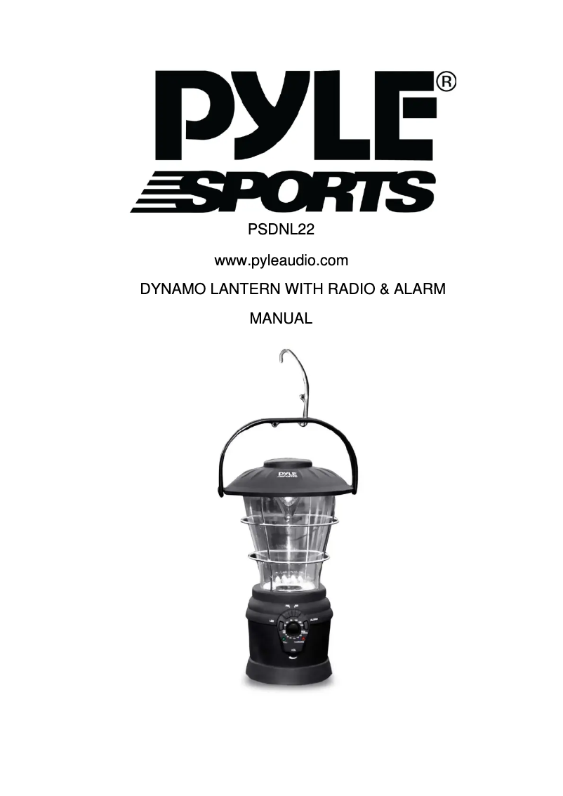 Página 1 del manual Manual de usuario Pyle PSDNL22BK