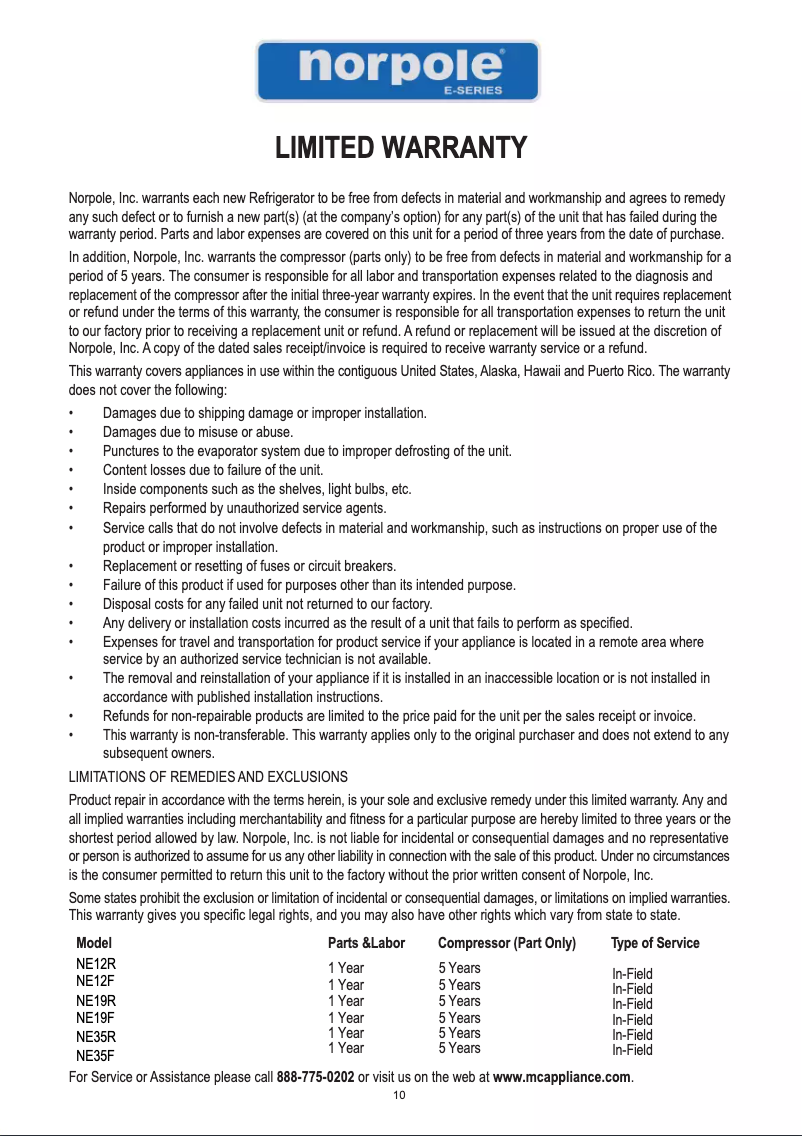 Imagen de la primera página del manual del dispositivo NE12R