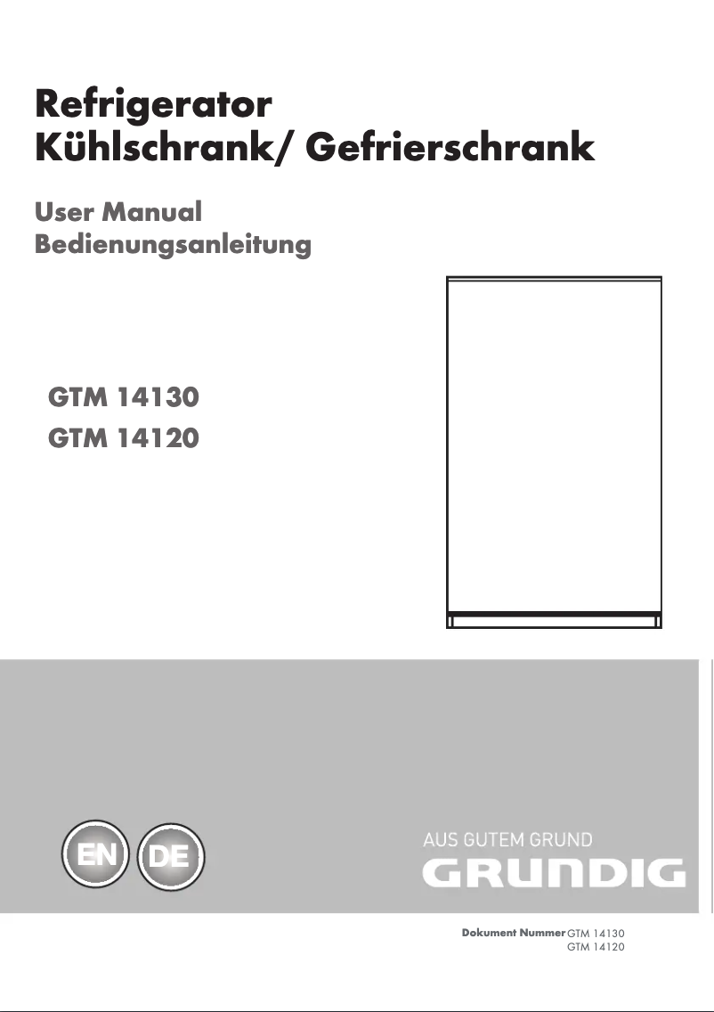 Página 1 del manual Manual de usuario Grundig GTM 14130