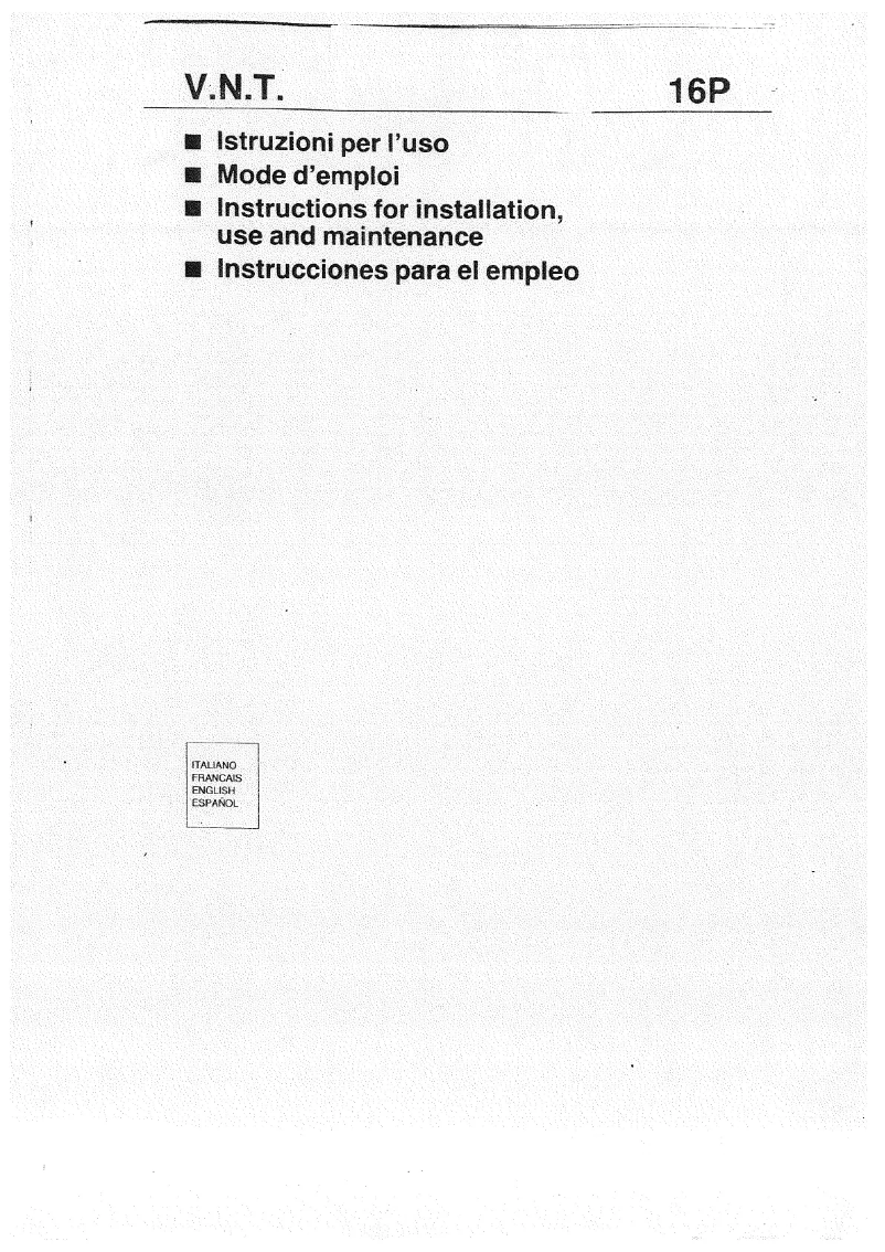 Imagen de la primera página del manual del dispositivo EDELWEIS