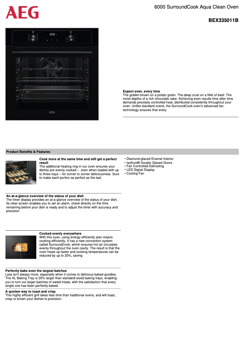 Imagen de la primera página del manual del dispositivo BEX335011B