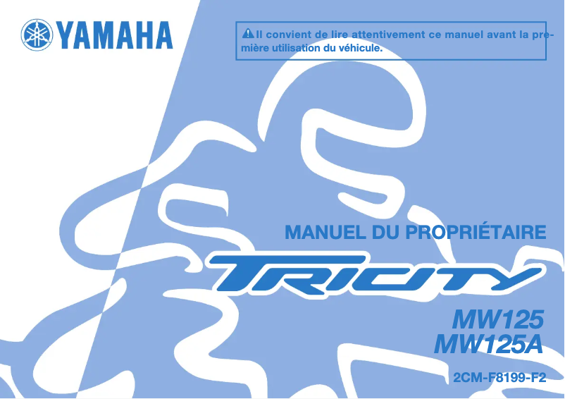 Página 1 del manual Manual de usuario Yamaha Tricity (2016)