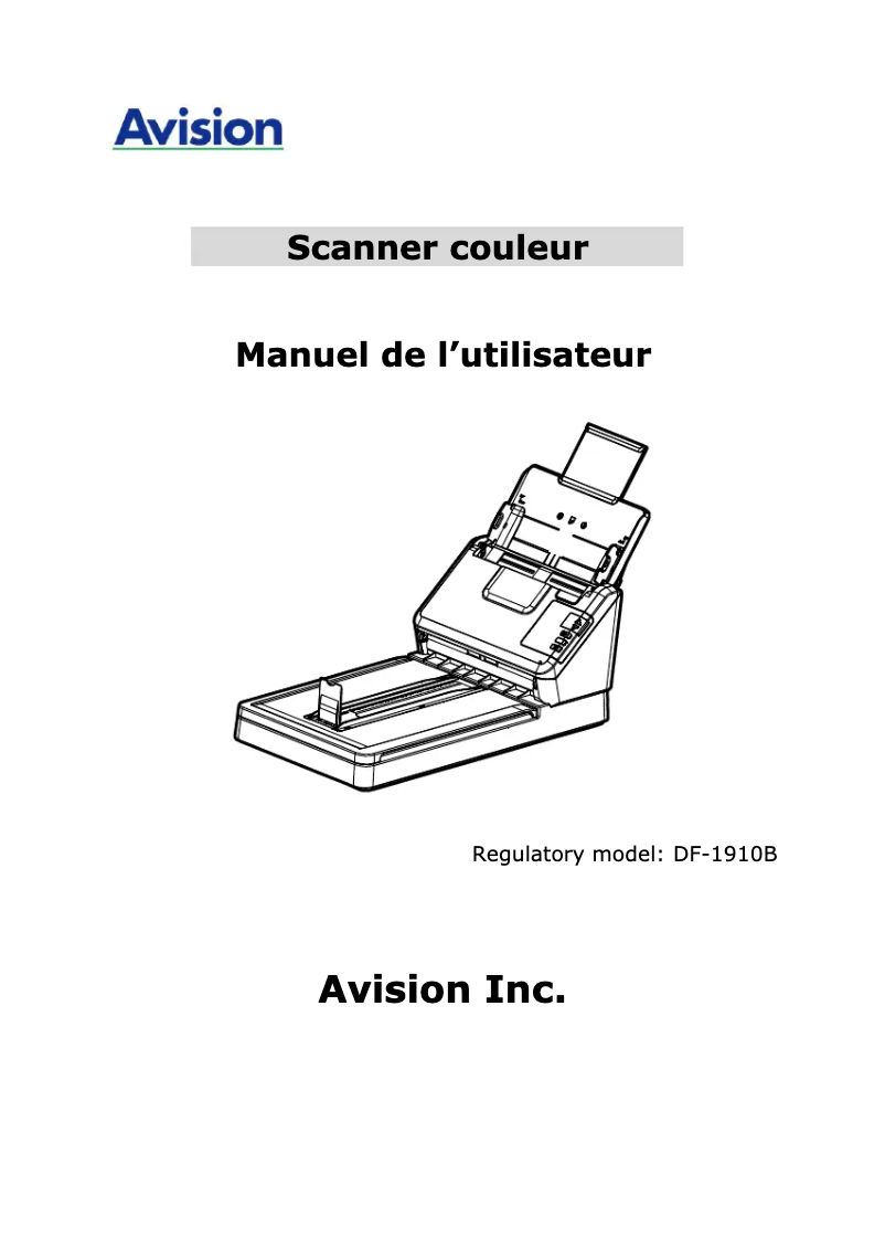 Imagen de la primera página del manual del dispositivo AV332F