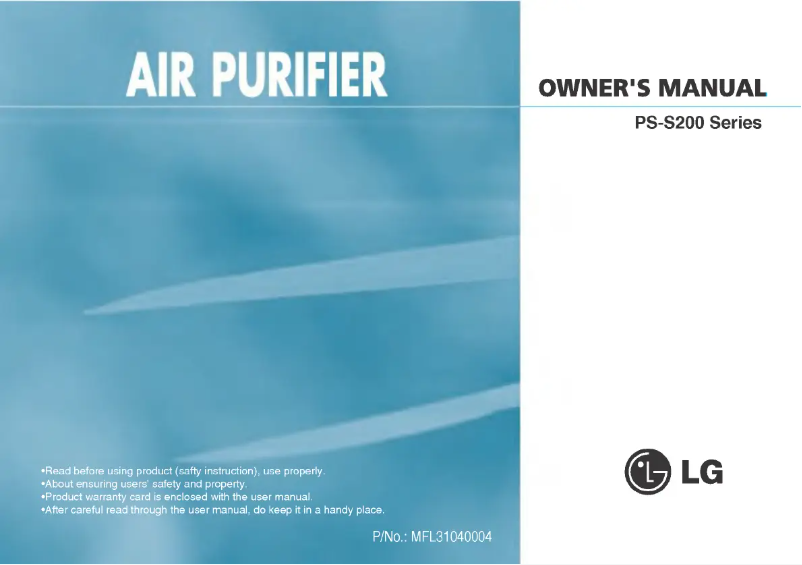 Página 1 del manual Manual de usuario LG PS-S200WCS