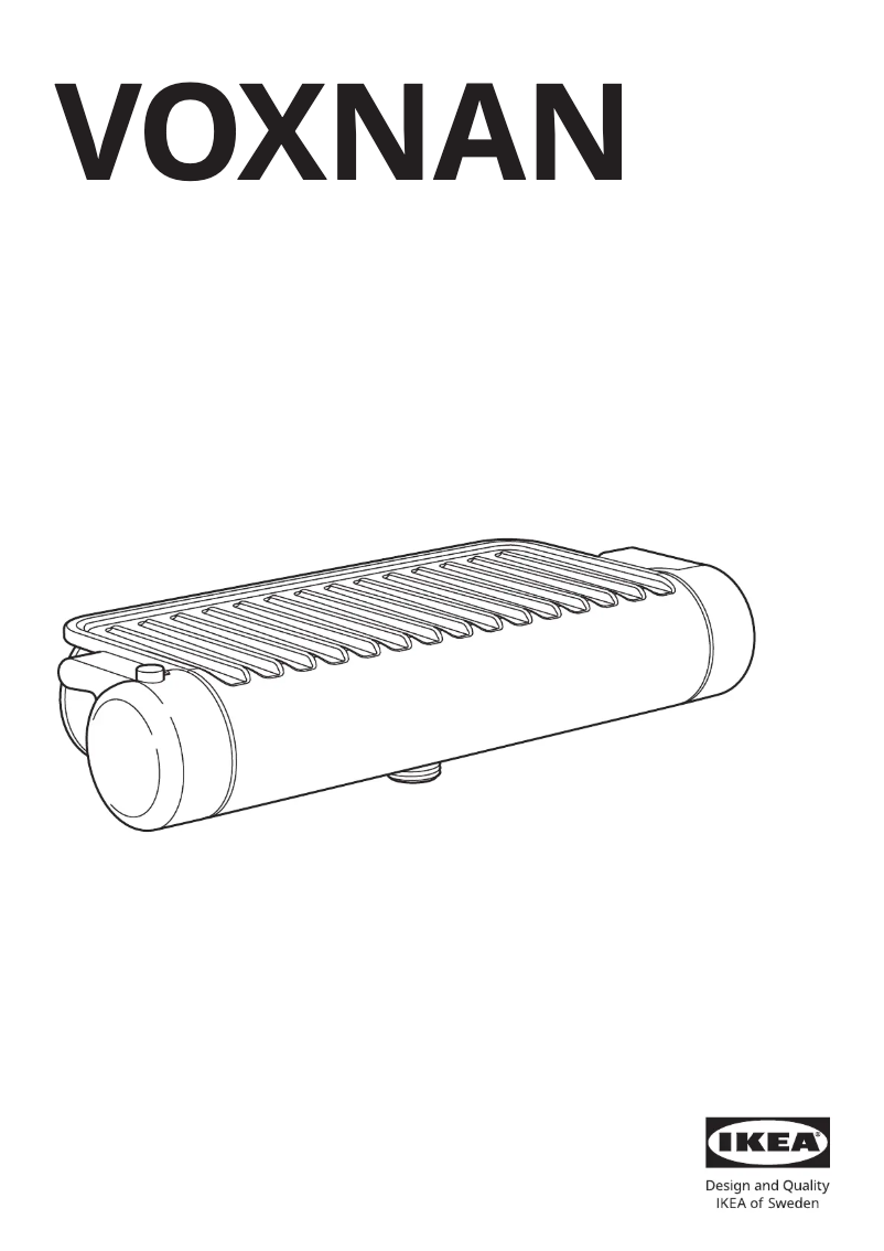 Página 1 del manual Manual de usuario Ikea VOXNAN 303.426.05