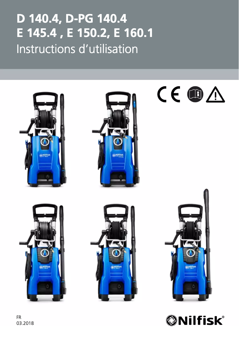 Página 1 del manual Manual de usuario Nilfisk E 145.4-9 P X-TRA