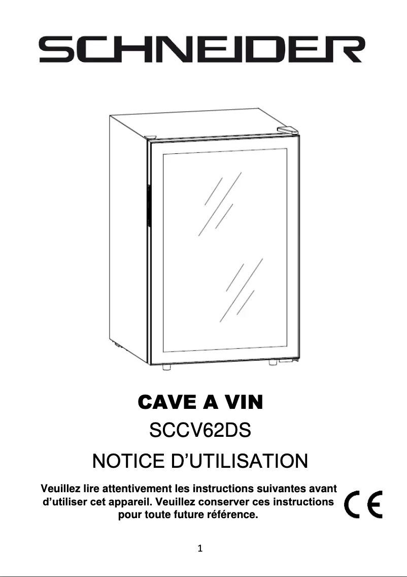 Imagen de la primera página del manual del dispositivo SCCV62DB