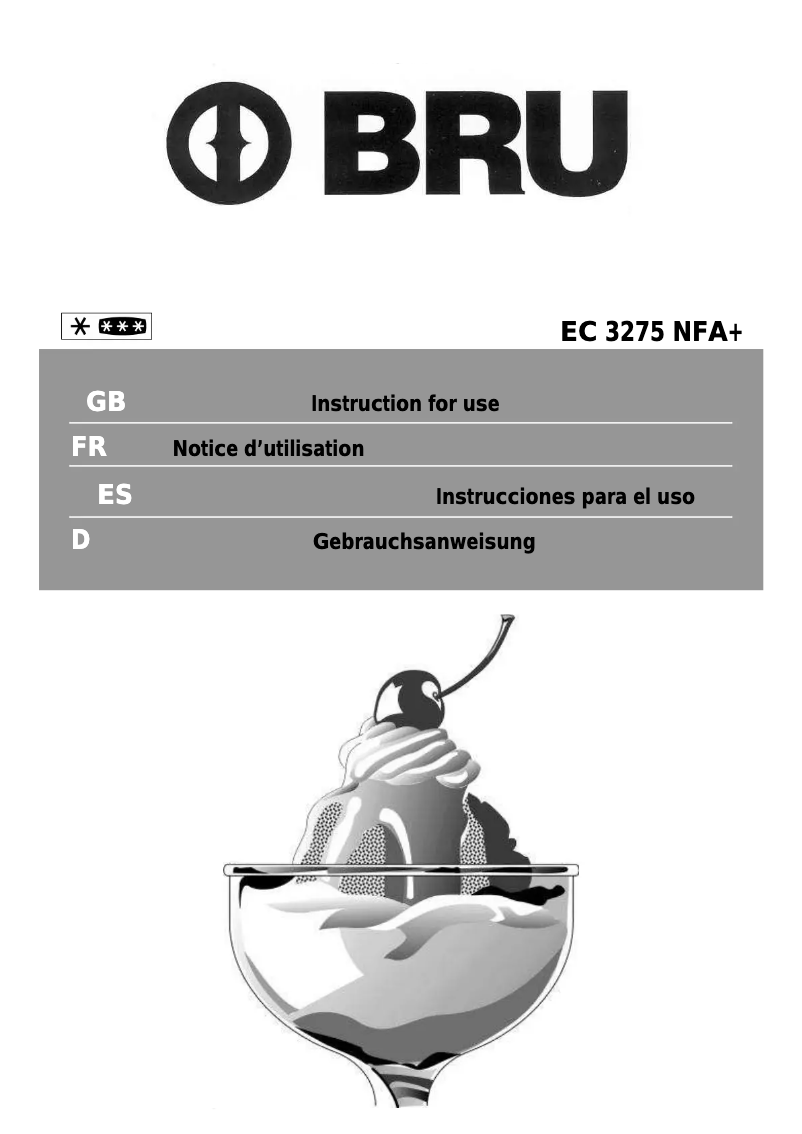 Imagen de la primera página del manual del dispositivo EC 3275 NFA+