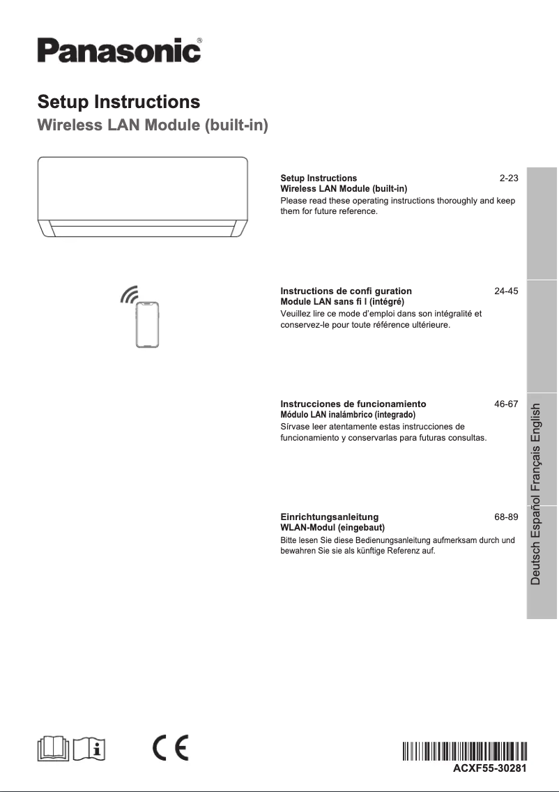 Imagen de la primera página del manual del dispositivo CU-Z71XKE
