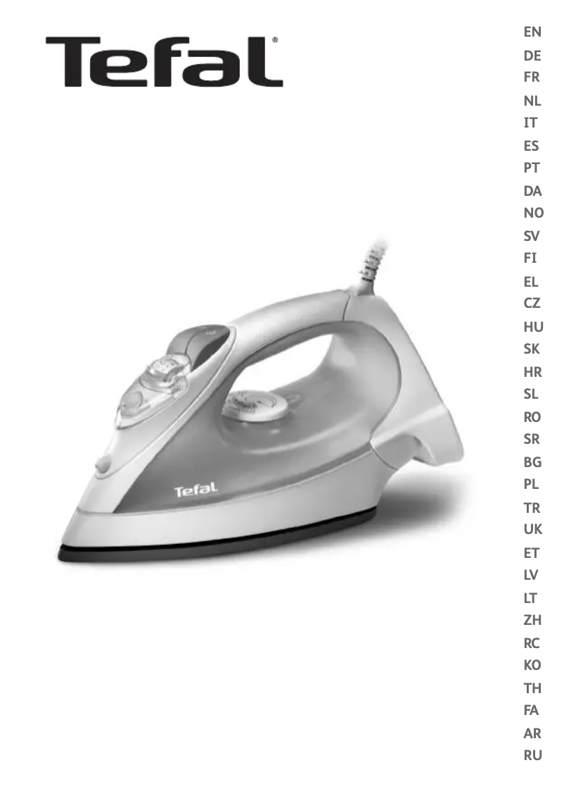 Página 1 del manual Manual de usuario Tefal Prima 10 FV3310E0