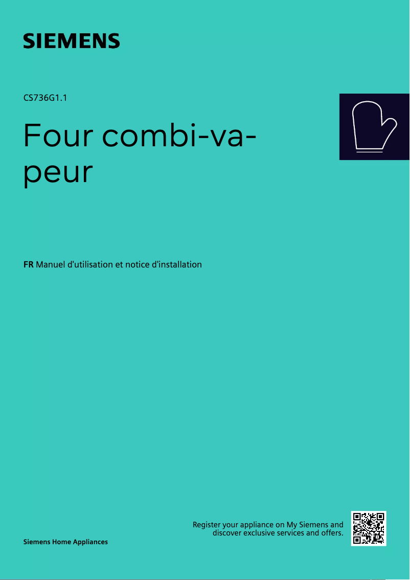 Página 1 del manual Manual de usuario Siemens CS736G1B1