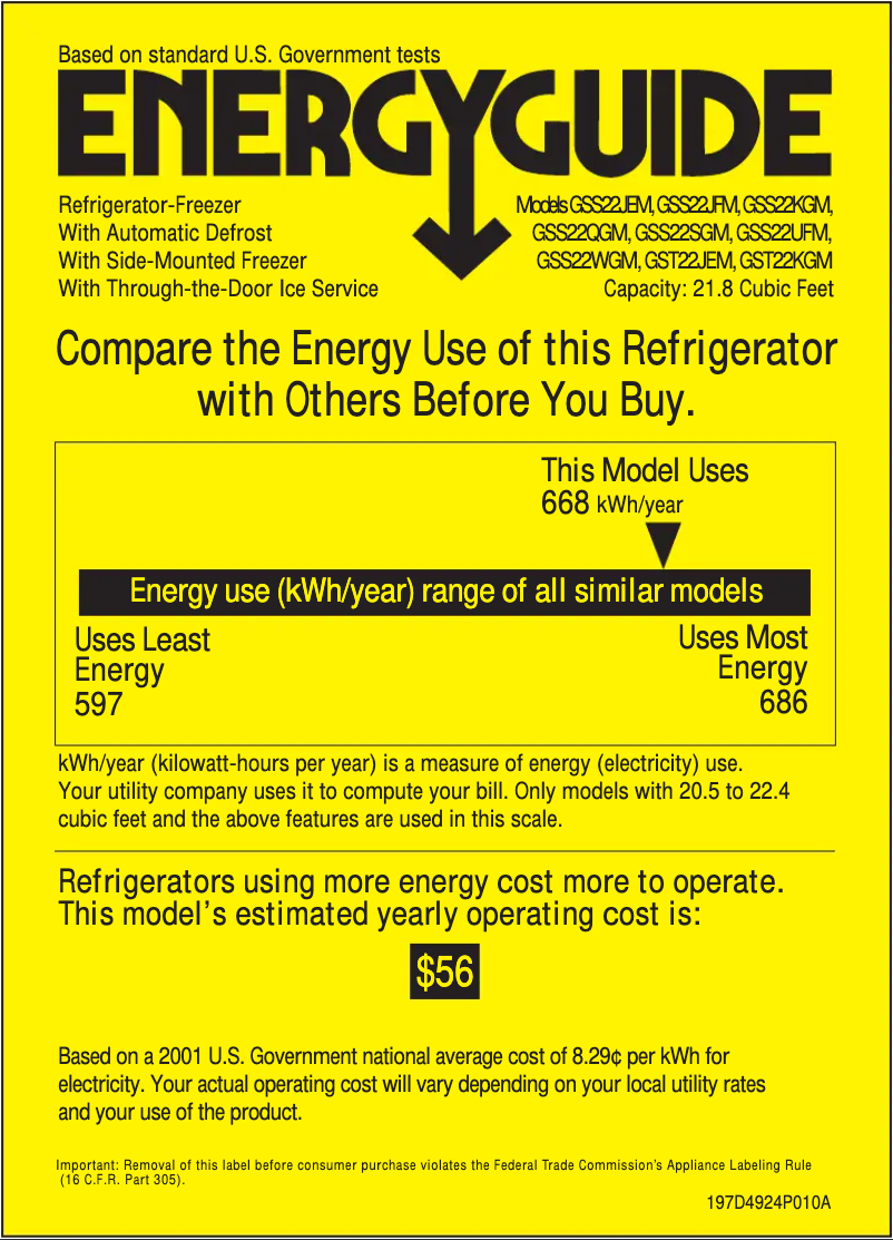 Imagen de la primera página del manual del dispositivo GSS22KGMWW