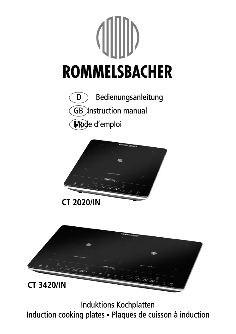Imagen de la primera página del manual del dispositivo CT 3420/IN
