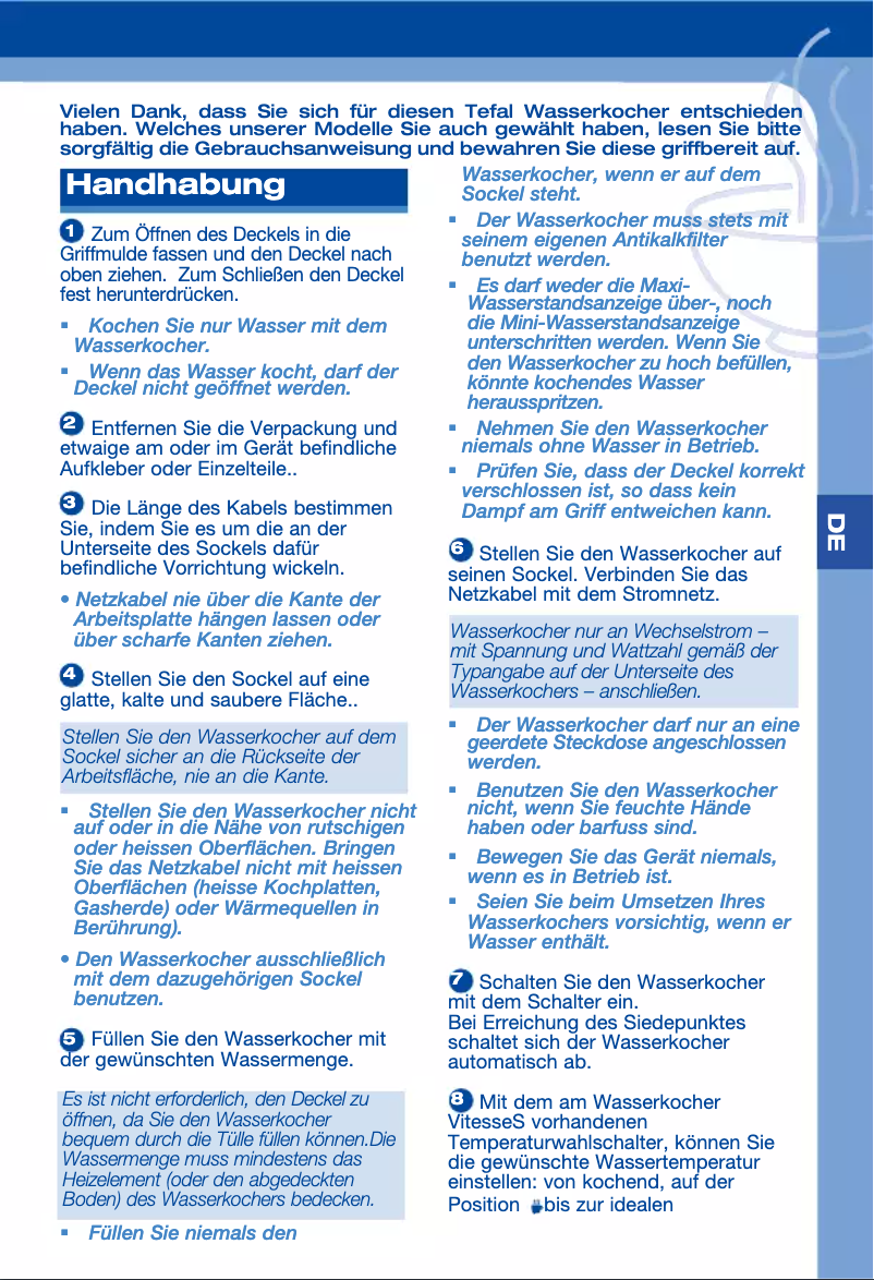 Imagen de la primera página del manual del dispositivo BE362014