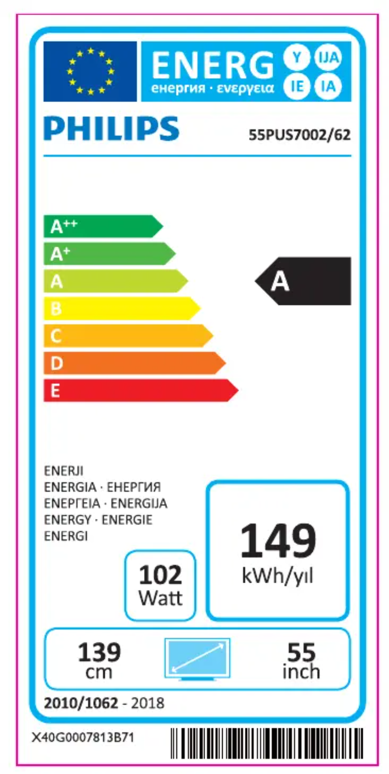 Imagen de la primera página del manual del dispositivo 55PUS7002