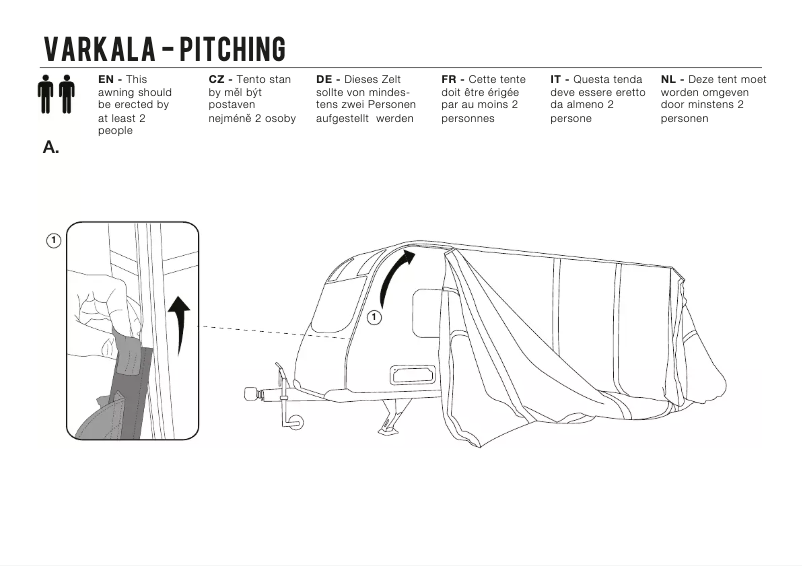 Imagen de la primera página del manual del dispositivo Varkala Connect 280