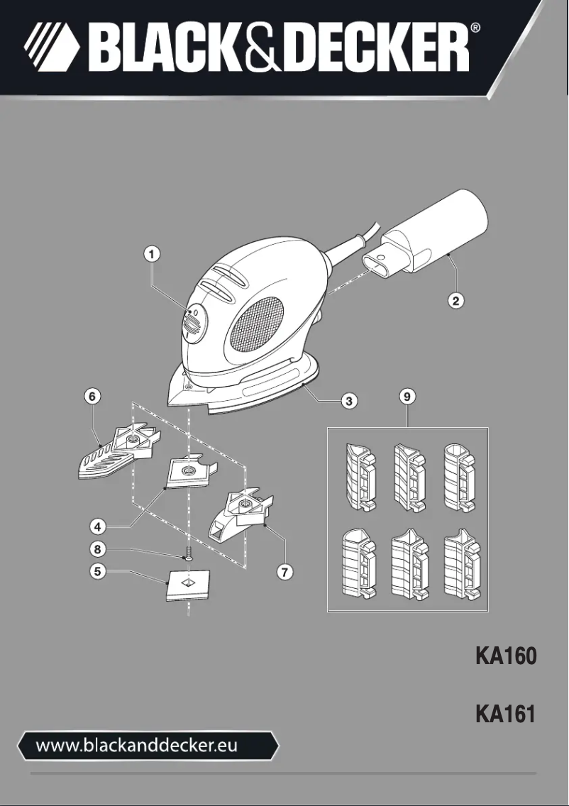 Página 1 del manual Manual de usuario Black & Decker KA161