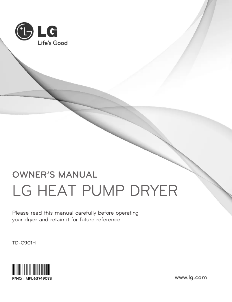 Página 1 del manual Manual de usuario LG TD-C901H