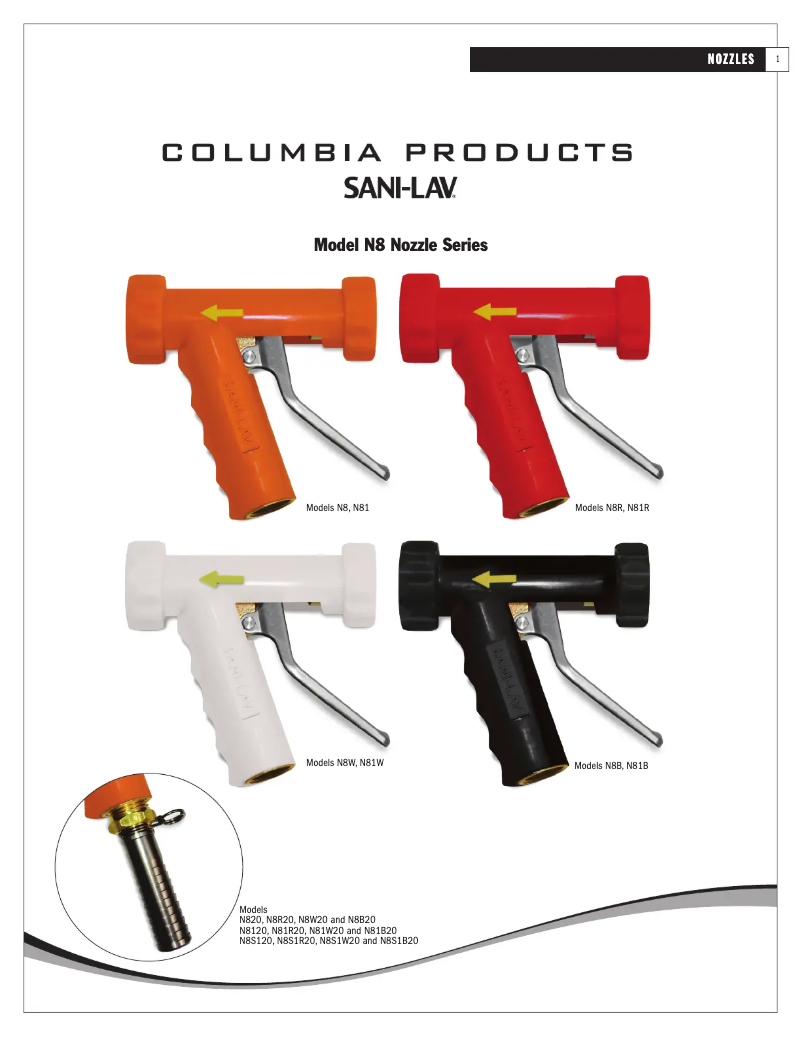 Imagen de la primera página del manual del dispositivo N8WC