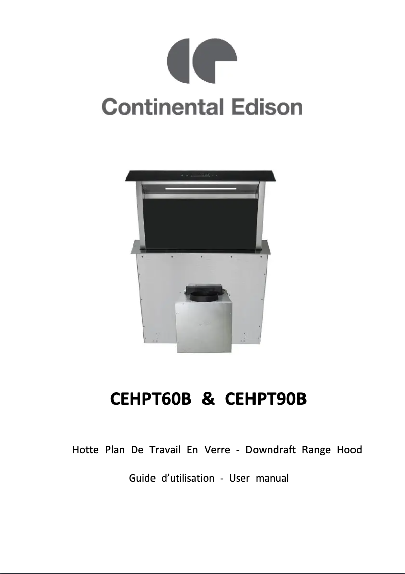 Imagen de la primera página del manual del dispositivo CEHPT60B