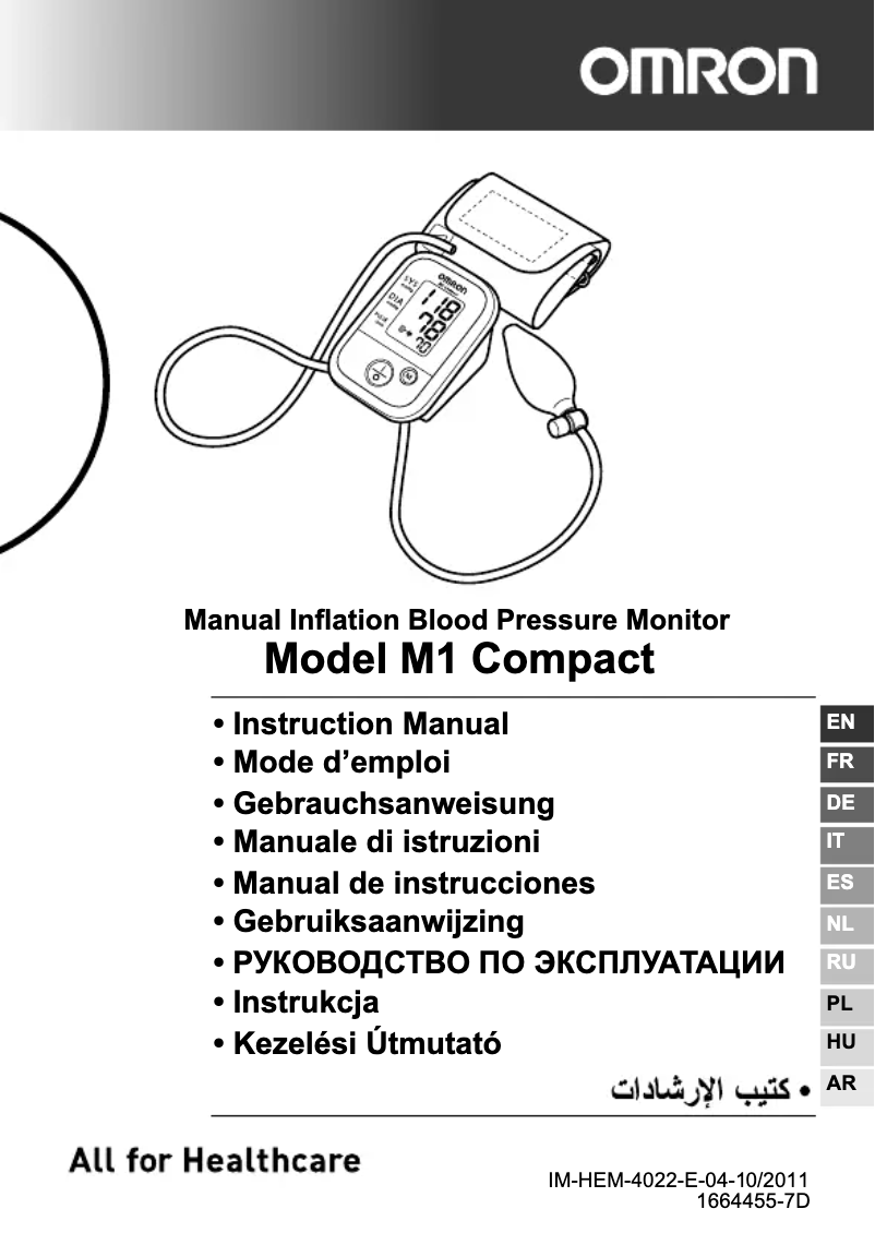 Imagen de la primera página del manual del dispositivo M1 Compact