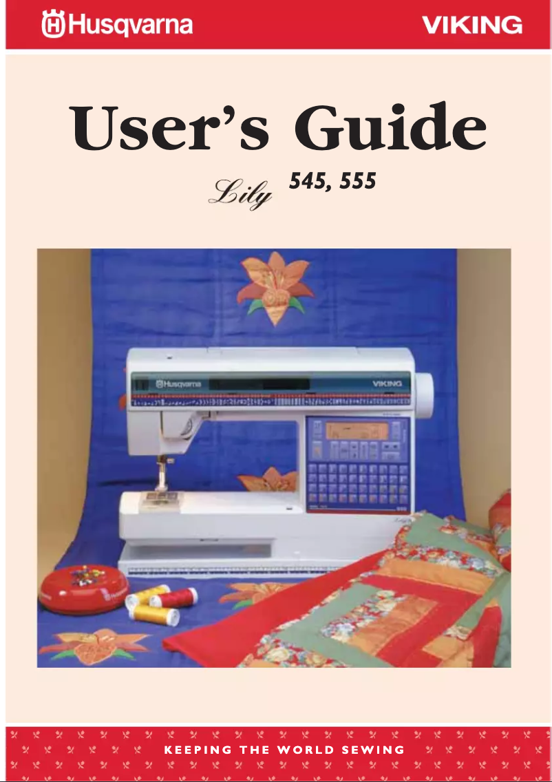 Página 1 del manual Manual de usuario Husqvarna-Viking Lily 545