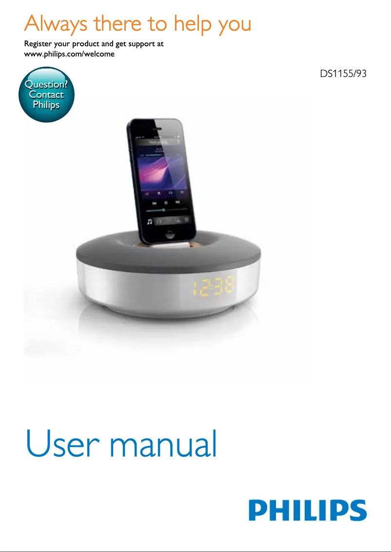 Imagen de la primera página del manual del dispositivo DS1155B