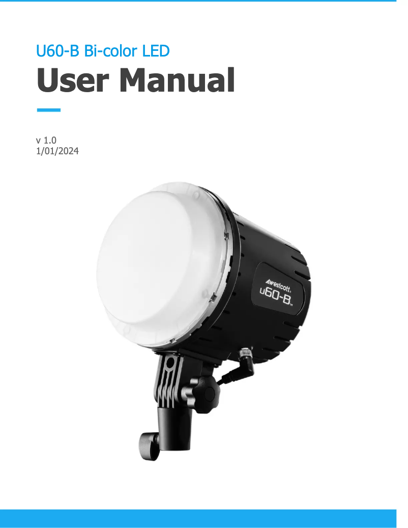 Imagen de la primera página del manual del dispositivo U60-B