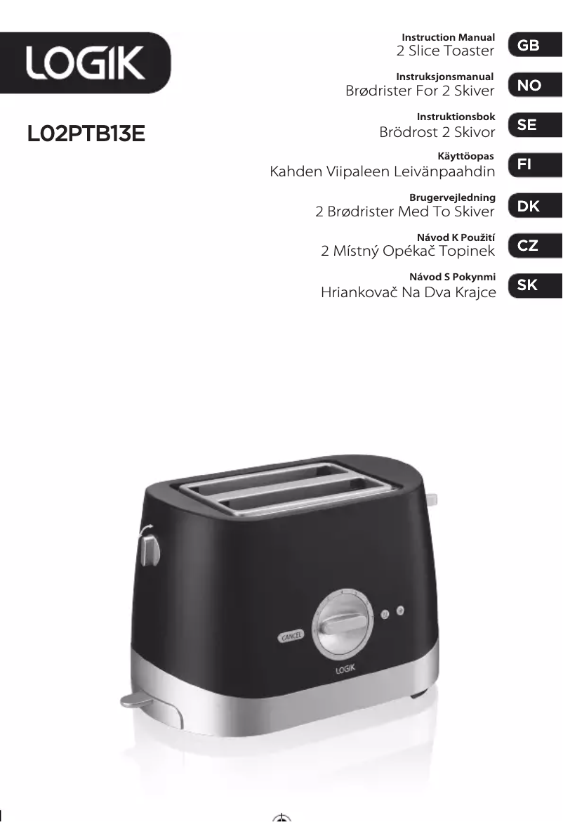 Imagen de la primera página del manual del dispositivo L02PTB13E