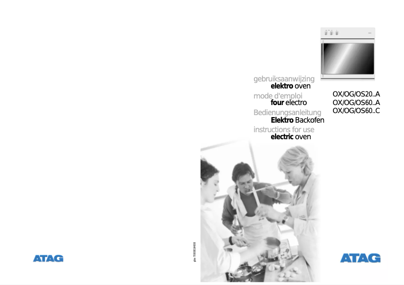 Página 1 del manual Manual de usuario Atag OS6053CL