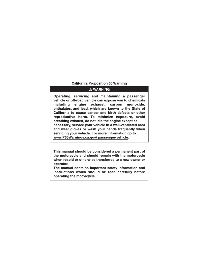 Página 1 del manual Manual de usuario Suzuki RM85 (2019)