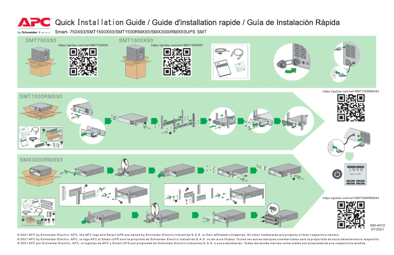Página 1 del manual Manual de usuario APC Smart-UPS SMT1500RMX93